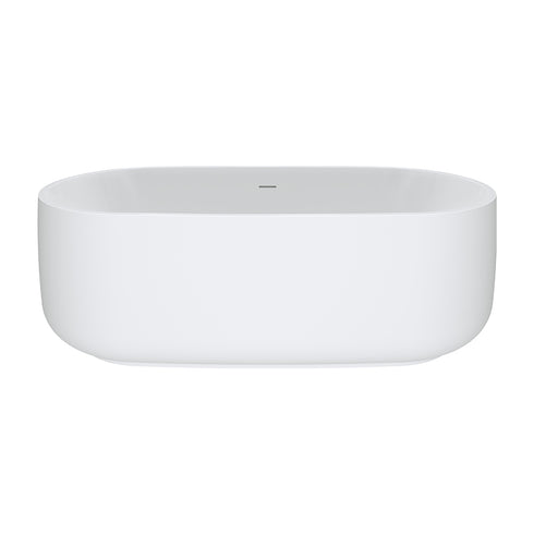 Fienza Nuvola Solid Surface Bath 1600mm Matte White