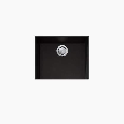 Oliveri Santorini Black Large Bowl Undermount Sink