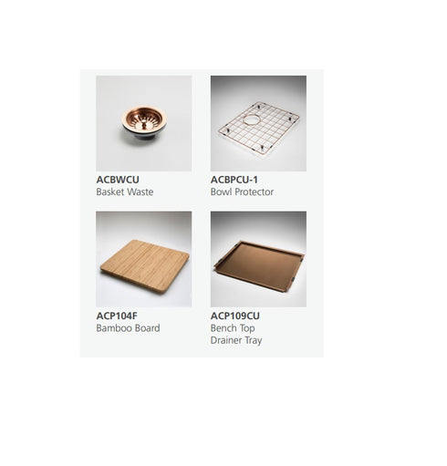 Oliveri Spectra Single Bowl Copper Sink