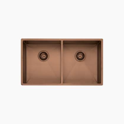 Oliveri Spectra Double Bowl Copper Sink