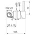 Faucet Strommen Pegasi Wall Mixer 55