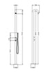 Rainware Maroubra Freestanding Outdoor Shower