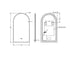Remer Arch 500x900 Led Mirror