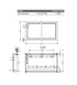 Remer Vera Led Shaving Cabinet Bathroom Mirror