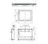 Remer Vera Led Shaving Cabinet Bathroom Mirror