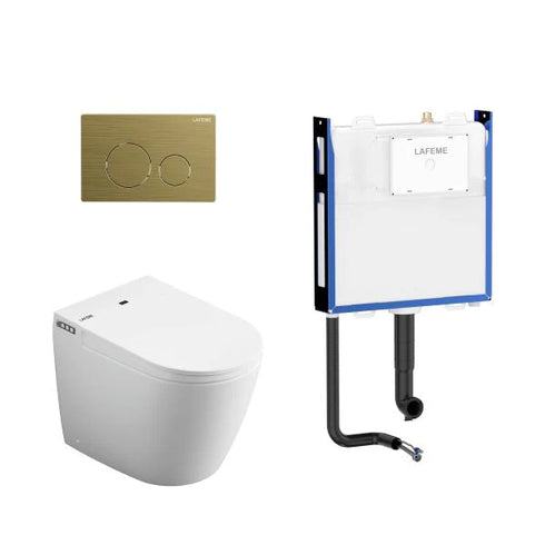 LAFEME Crawford In Wall Smart Bidet Toilet Package