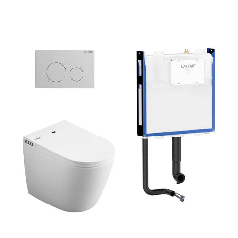 LAFEME Crawford In Wall Smart Bidet Toilet Package
