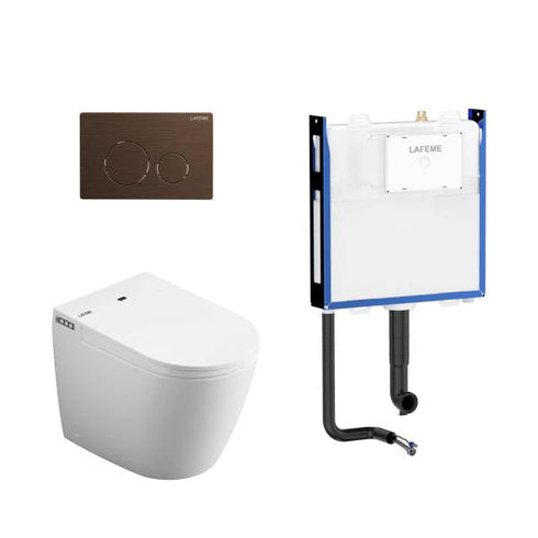 LAFEME Crawford In Wall Smart Bidet Toilet Package