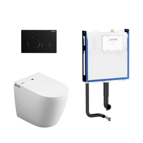 LAFEME Crawford In Wall Smart Bidet Toilet Package
