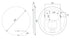 Radiant OLËK Fless Round Frameless LED Mirror