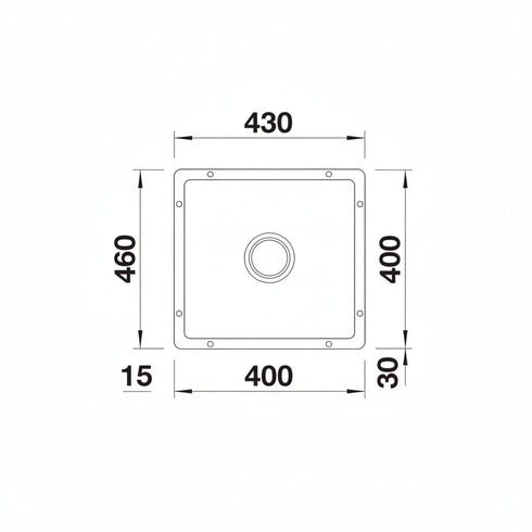 Blanco Subline 400U Single Undermount Sink