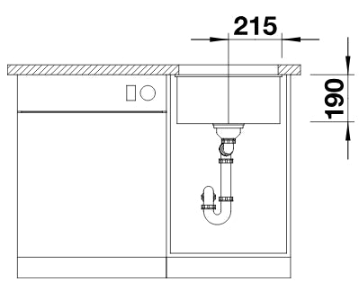 Blanco Subline 400U Single Undermount Sink