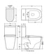 Fienza Sona Back to Wall Smart Bidet Toilet Suite