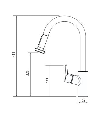 Hansgrohe Talis S2 Variarc Pullout Mixer