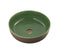 Terzofoco Natural Earth and Sage Green Above Counter Basin
