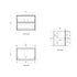 Aulic Venetta Flutted Wall Hung Vanity