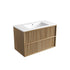 Aulic Venetta Flutted Wall Hung Vanity