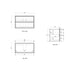 Aulic Venetta Flutted Wall Hung Vanity