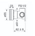 Faucet Strommen Zero Progressiv Knurl Wall Mixer