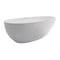 Fienza Bahama Solid Surface Matte White Stone Bath 1680mm