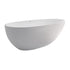 Fienza Bahama Solid Surface Matte White Stone Bath 1500mm