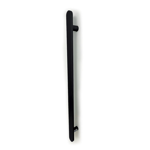 Radiant Vertical Flat Bar Towel Rail 50 x 930mm Matt Black BLK-FVTR-930