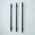 Radiant Vertical Towel Rail 40 x 950mm Matt Black BLK-VTR-950