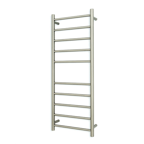 Radiant Heated Round Ladder 430 x 1100mm Brushed Nickel BN-RTR430