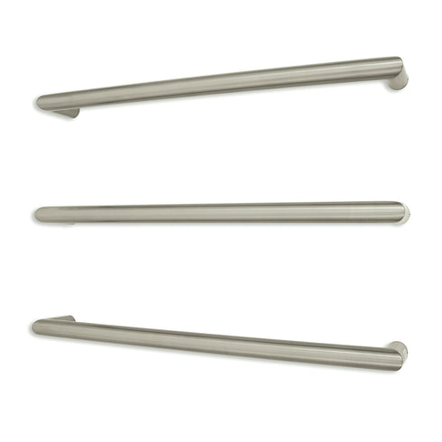 Radiant Low Voltage Single Round Bar 650mm Brushed Nickel