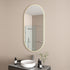Radiant KÄPSEL Aura 545mm Brushed Nickel LED Mirror