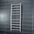 Radiant Heated Round Ladder 430 x 1100mm Brushed Satin