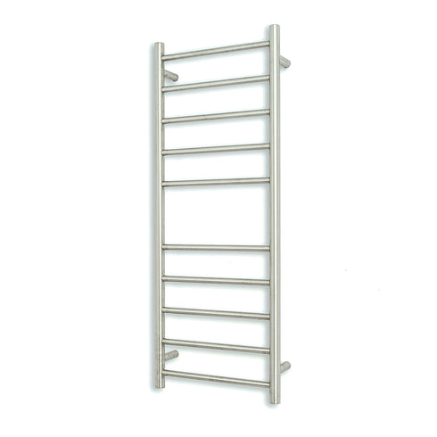 Radiant Heated Round Ladder 430 x 1100mm Brushed Satin