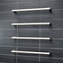 Radiant Low Voltage Single Round Bar 650mm Brushed Satin