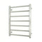 Radiant Heated Square Ladder 600 x 800mm Brushed Satin