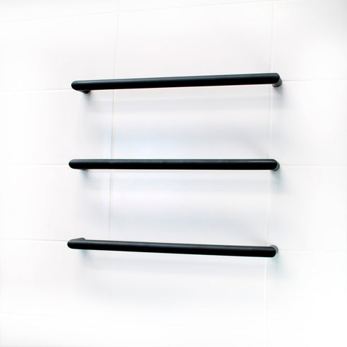 Radiant Low Voltage Single Round Bar 500mm Matt Black