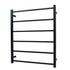 Radiant Non-Heated Square Ladder 700 x 830mm Matt Black