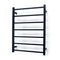 Radiant Heated Square Ladder 600 x 800mm Matt Black