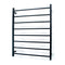 Radiant Heated Square Ladder 800 x 1000mm Matt Black
