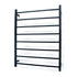 Radiant Heated Square Ladder 800 x 1000mm Matt Black