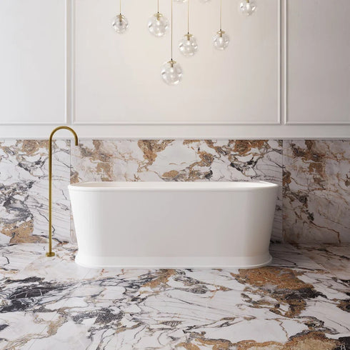 Cassa Designs Westminster Back to Wall Bathtub
