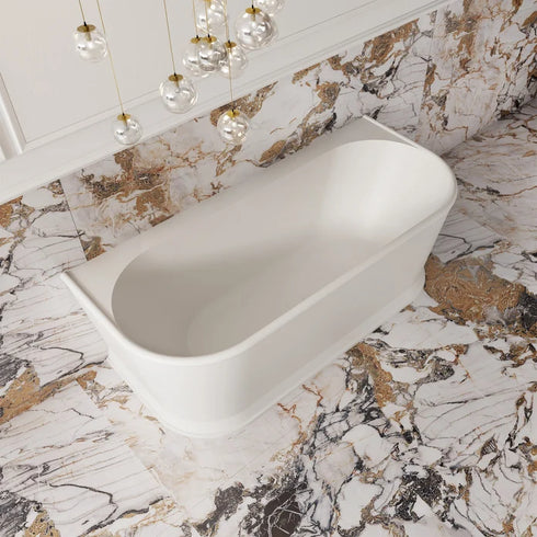 Cassa Designs Westminster Back to Wall Bathtub