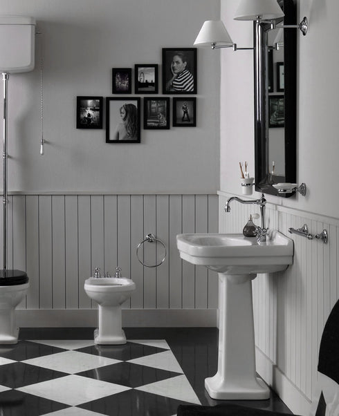 Turner Hastings Claremont 58 Pedestal Wall Basin