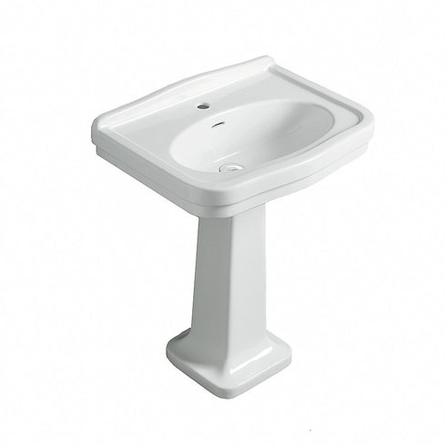 Turner Hastings Claremont 58 Pedestal Wall Basin