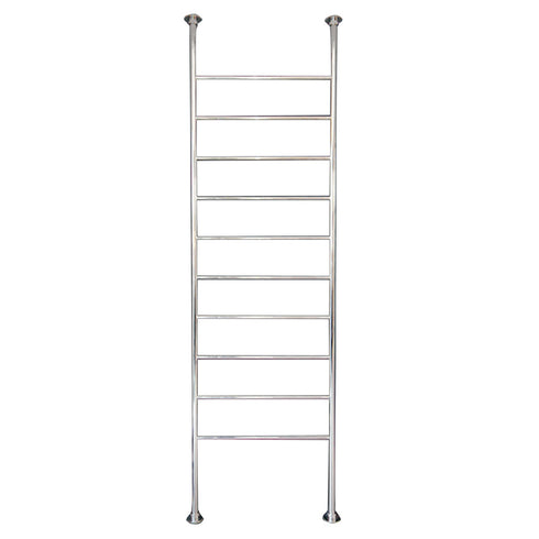 Radiant Heated Round Floor To Ceiling Ladder 2700 x 500mm Mirror Polished