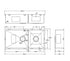 Fienza Hana 40L/27L Double Kitchen Sink