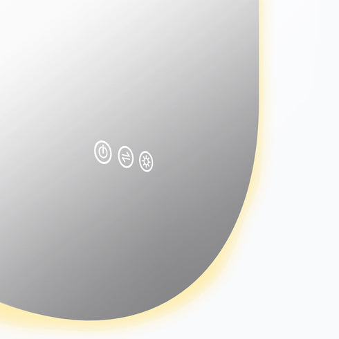 KÄPSEL Fless Framless Oval 1500 Led Mirror