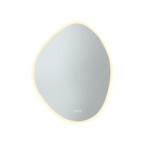 Radiant Pebble Fless Frameless LED Mirror