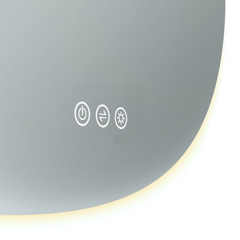 Radiant OLËK Fless Round Frameless LED Mirror