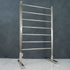 Radiant Heated Floor-standing Towel Rail 600 x 1000mm Mirror Polished