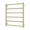Radiant Non-Heated Round Ladder 700 x 830mm Brushed Gold
